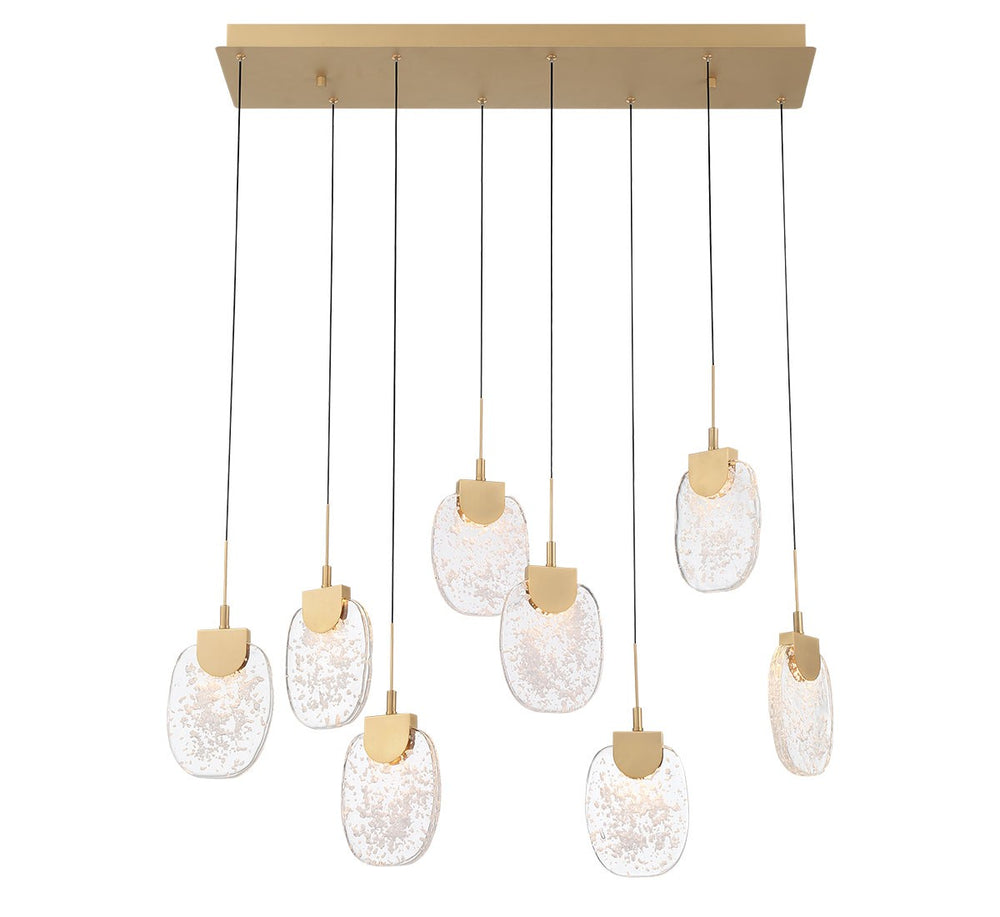 Lib & Co. Canada - LED Chandelier - Castelo - Painted Antique Brass- Union Lighting Luminaires Decor