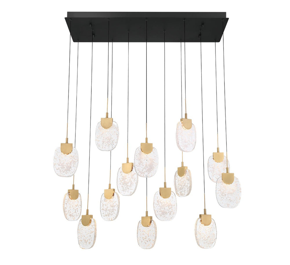 Lib & Co. Canada - LED Chandelier - Castelo - Matte Black- Union Lighting Luminaires Decor