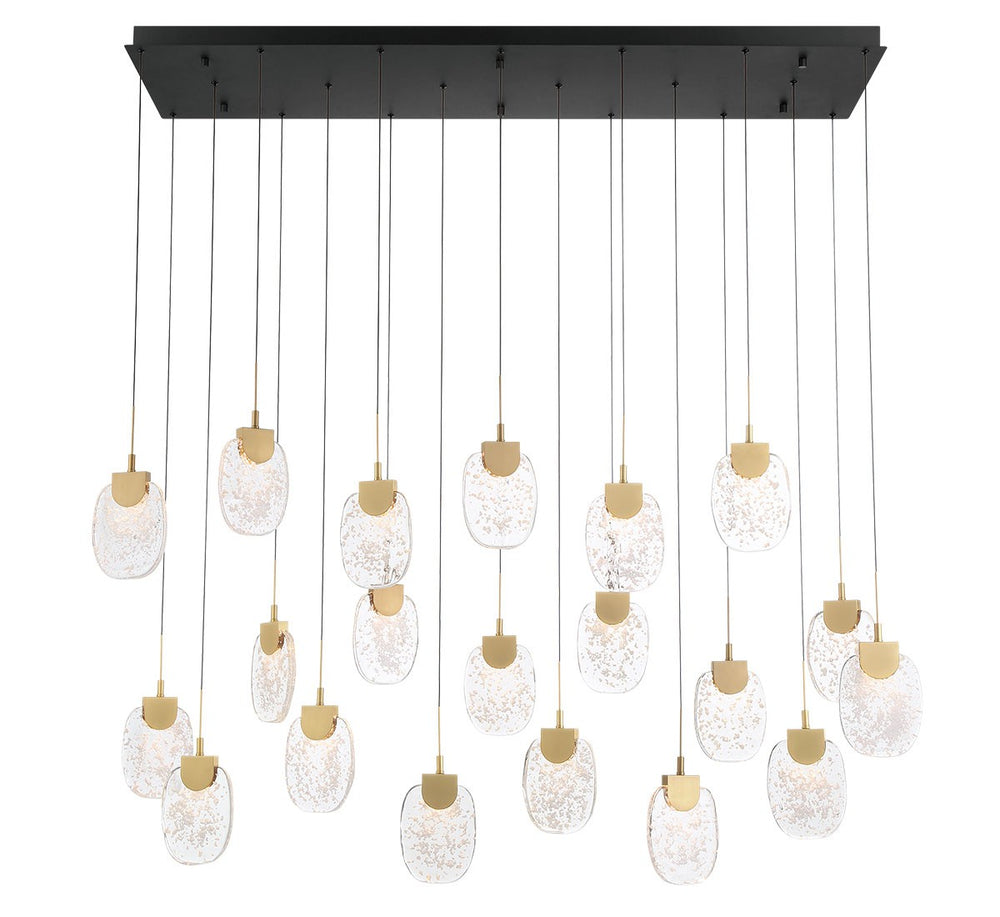 Lib & Co. Canada - LED Chandelier - Castelo - Matte Black- Union Lighting Luminaires Decor