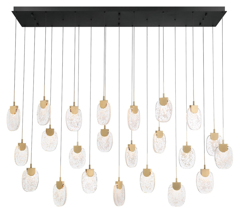 Lib & Co. Canada - LED Chandelier - Castelo - Matte Black- Union Lighting Luminaires Decor