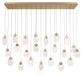 Lib & Co. Canada - LED Chandelier - Castelo - Painted Antique Brass- Union Lighting Luminaires Decor