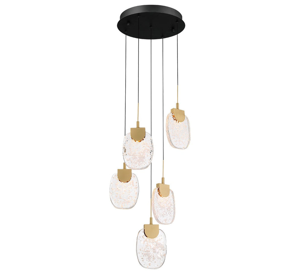 Lib & Co. Canada - LED Chandelier - Castelo - Matte Black- Union Lighting Luminaires Decor