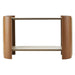 Arteriors - Console - Warley - Smoke Oak/Russet Leather/Antique Brass- Union Lighting Luminaires Decor