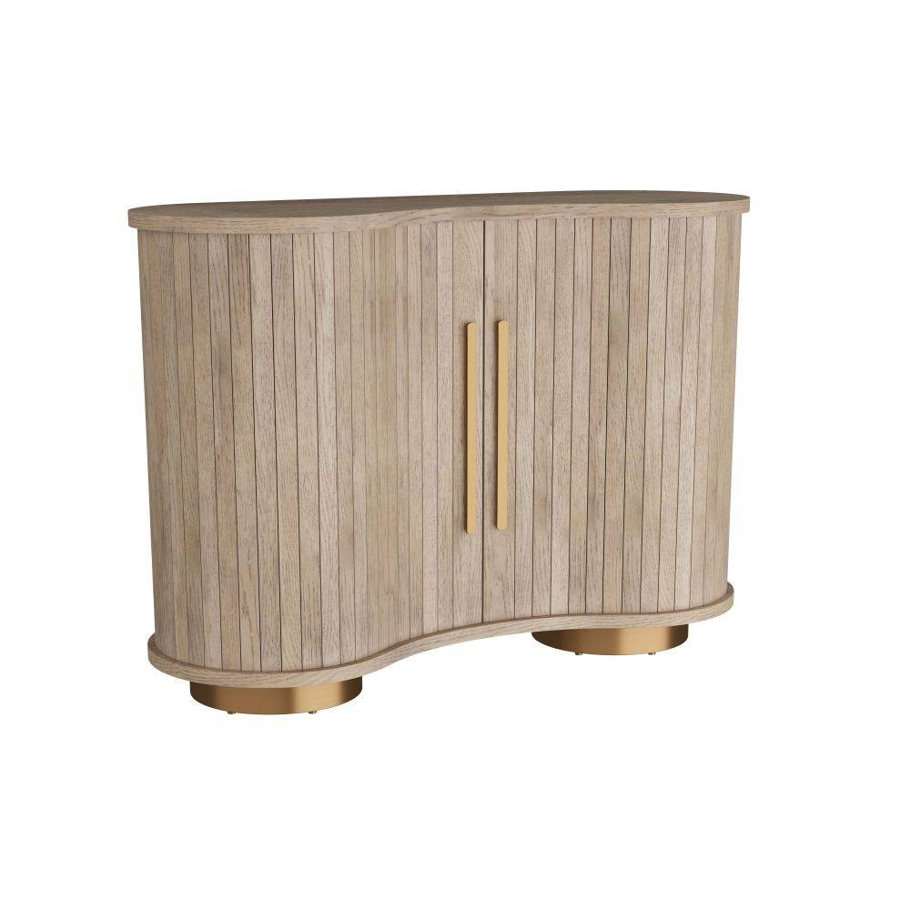 Arteriors - Cabinet - Tilton - Chateau Smoke Oak/Vintage Brass- Union Lighting Luminaires Decor