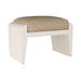 Arteriors - Ottoman - Alanna - Sand Vegan Leather- Union Lighting Luminaires Decor