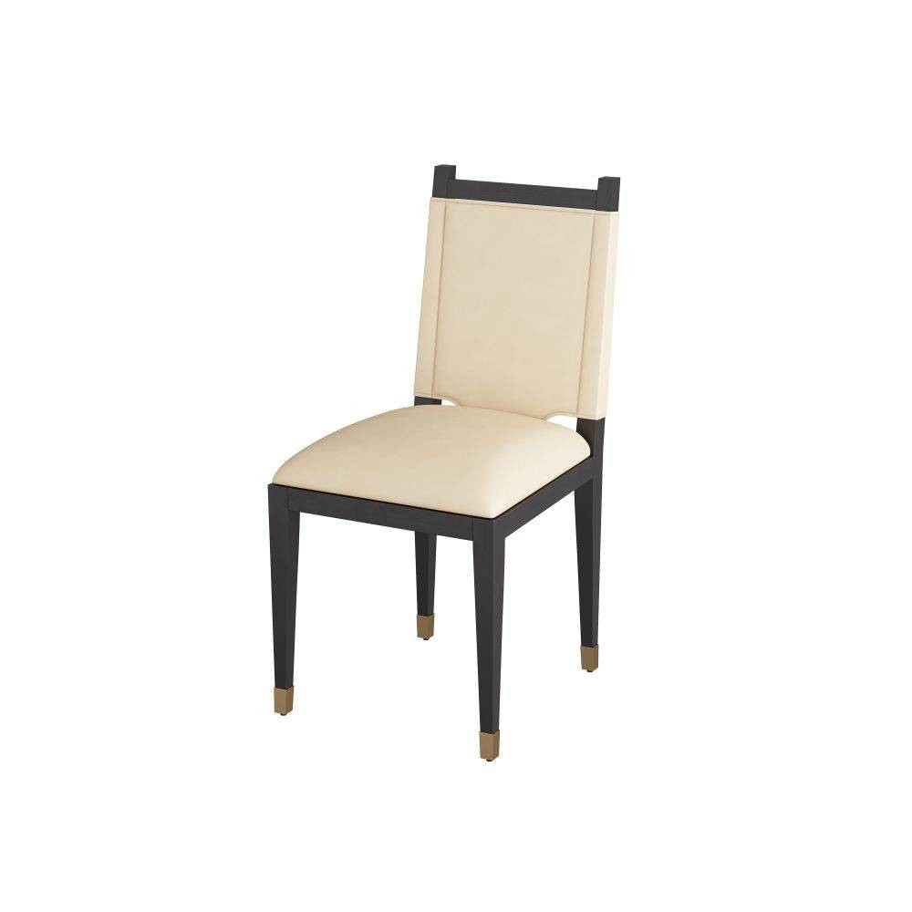 Arteriors - Dining Chair - Burdock - Ivory Leather- Union Lighting Luminaires Decor
