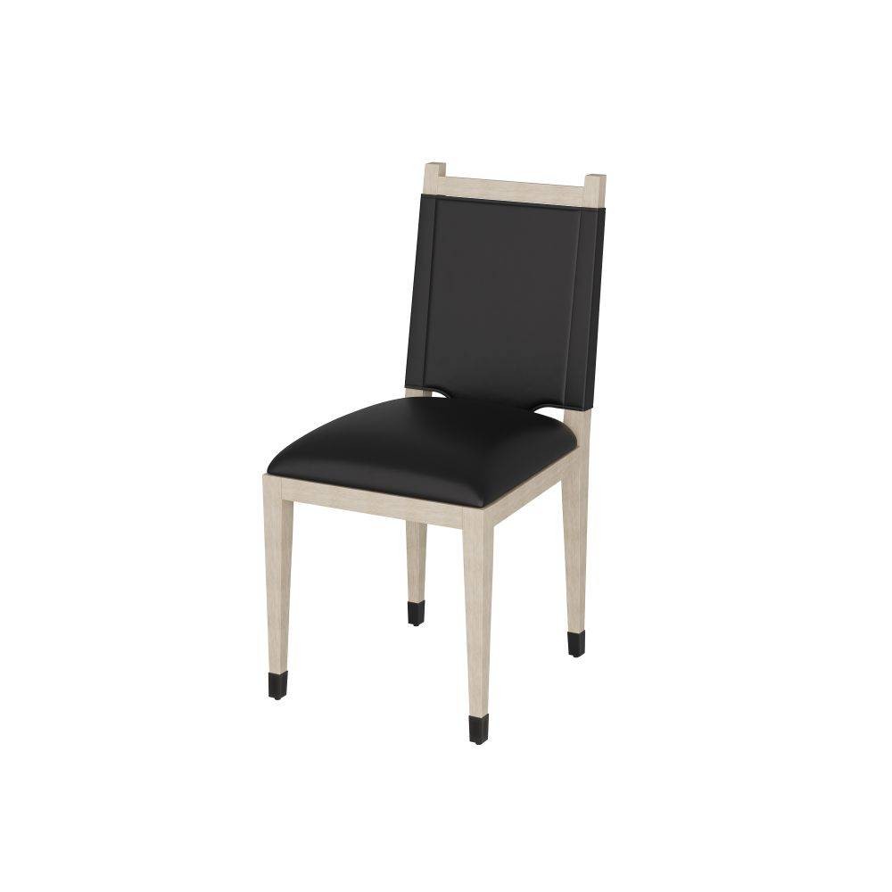 Arteriors - Dining Chair - Burdock - Graphite Leather- Union Lighting Luminaires Decor