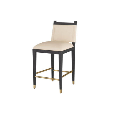Arteriors - Counter Stool - Burdock - Ivory Leather- Union Lighting Luminaires Decor