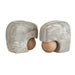 Arteriors - Bookends, Set of 2 - Melt - Gray- Union Lighting Luminaires Decor