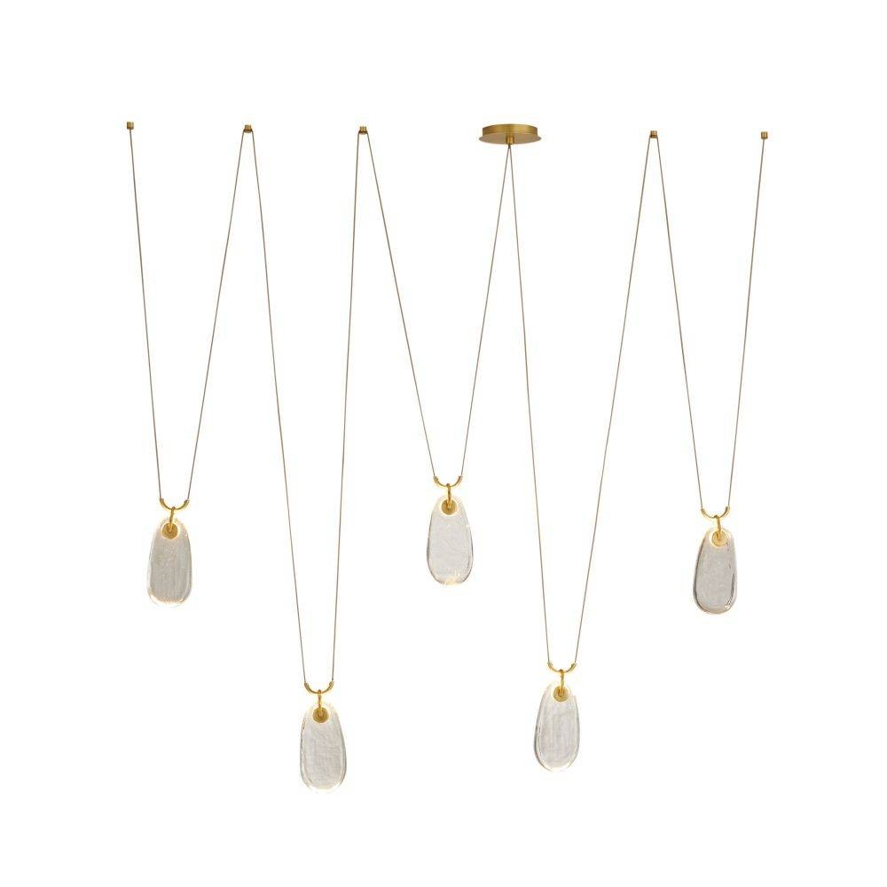 Arteriors - LED Chandelier - Melt - Antique Brass- Union Lighting Luminaires Decor