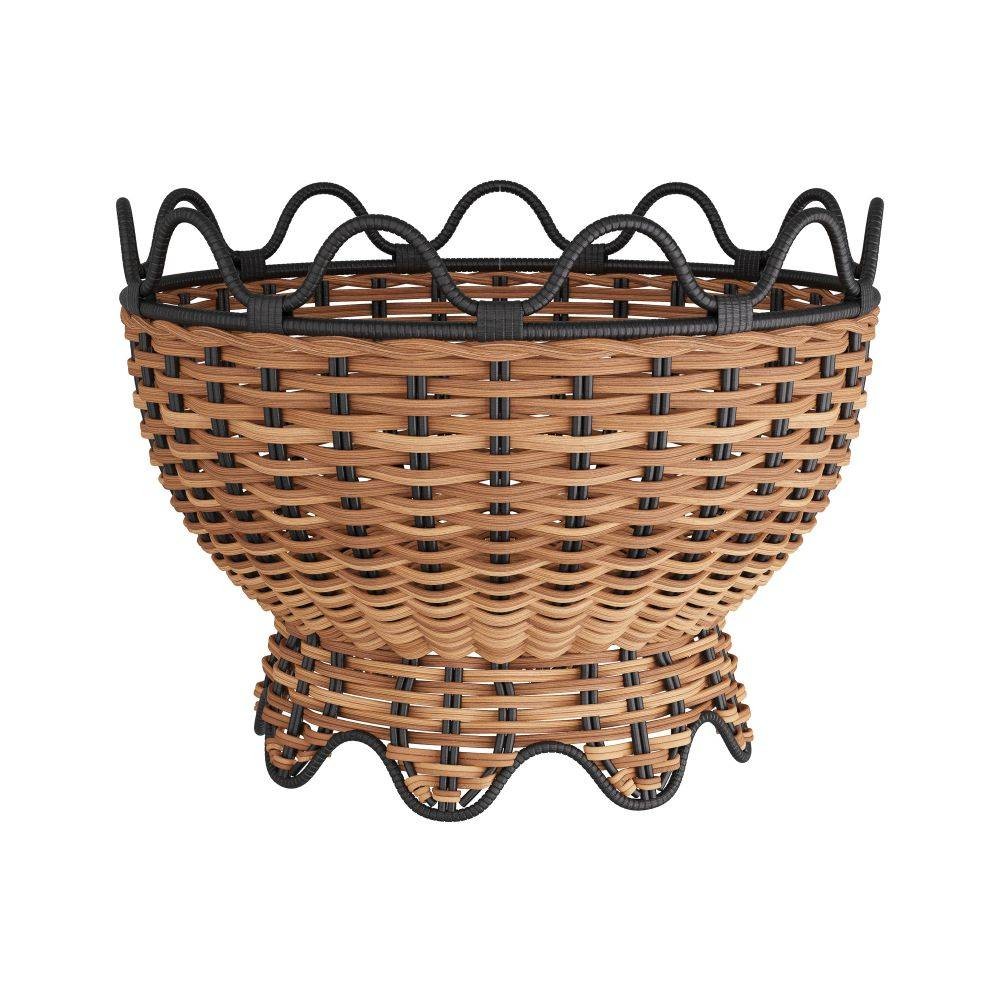 Arteriors - Centerpiece - Mar - Natural & Black, Rattan- Union Lighting Luminaires Decor