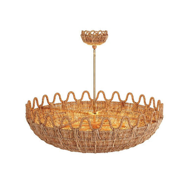 Arteriors - Chandelier - Mar - Natural, Rattan- Union Lighting Luminaires Decor