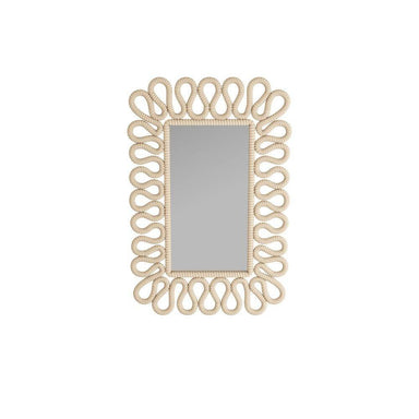 Arteriors - Mirror - Caracol - Ivory, Cotton Rope- Union Lighting Luminaires Decor