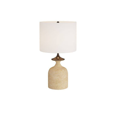 Arteriors - Table Lamp - Bridgeport - Sand, Faux Travertine- Union Lighting Luminaires Decor