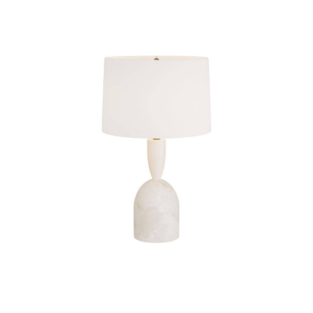 Arteriors - Table Lamp - Brighton - White, Alabaster- Union Lighting Luminaires Decor