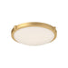 Kuzco Canada - LED Flush Mount - Floyd - Brushed Gold- Union Lighting Luminaires Decor