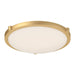 Kuzco Canada - LED Flush Mount - Floyd - Brushed Gold- Union Lighting Luminaires Decor