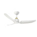 Kuzco Canada - 42"Ceiling Fan - Hugo - Brushed Gold/Matte White- Union Lighting Luminaires Decor
