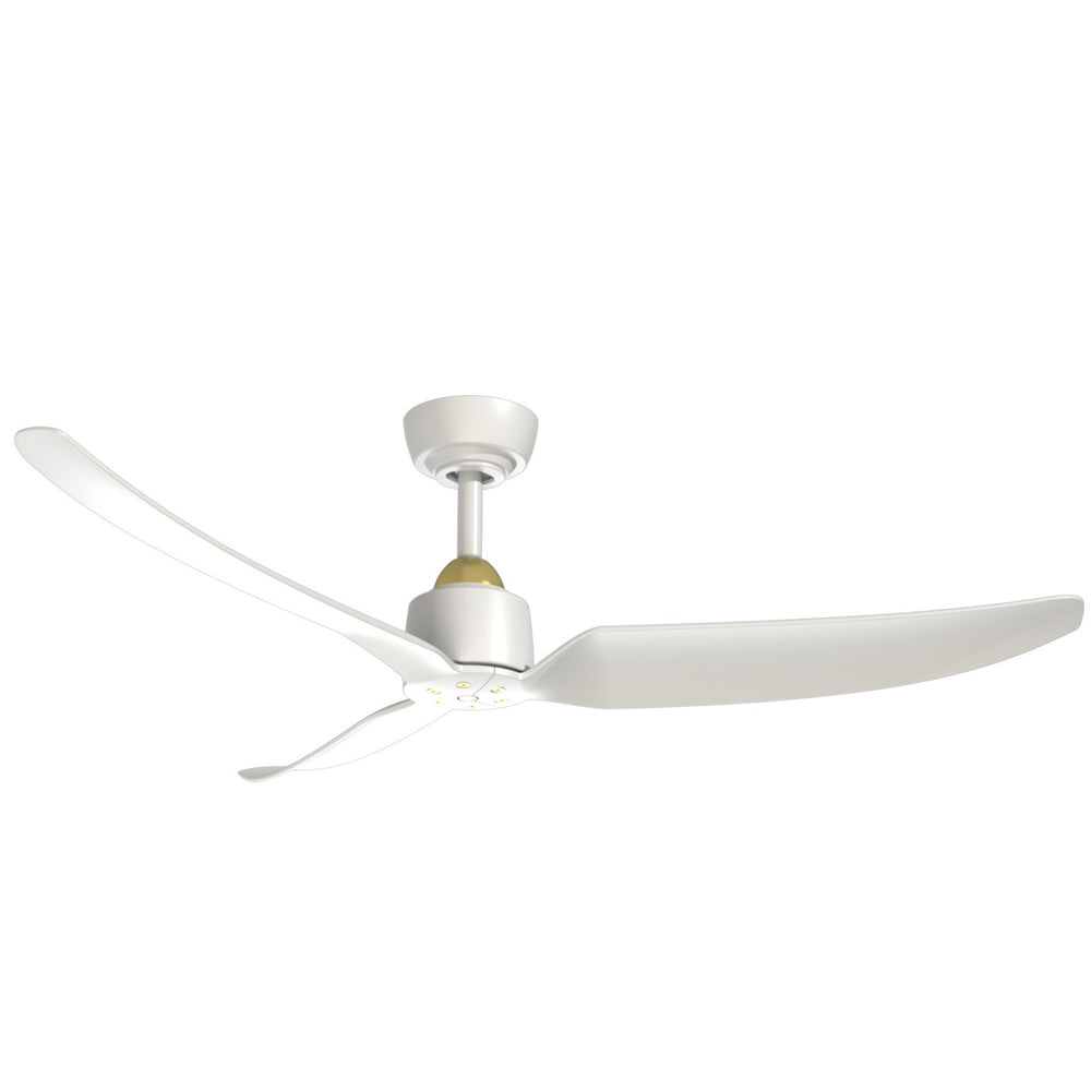 Kuzco Canada - 52"Ceiling Fan - Hugo - Brushed Gold/Matte White- Union Lighting Luminaires Decor