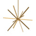Kuzco Canada - LED Chandelier - Sirius - Brushed Gold- Union Lighting Luminaires Decor