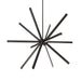 Kuzco Canada - LED Chandelier - Sirius - Black- Union Lighting Luminaires Decor