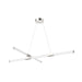 Kuzco Canada - LED Chandelier - Akari - Brushed Nickel- Union Lighting Luminaires Decor