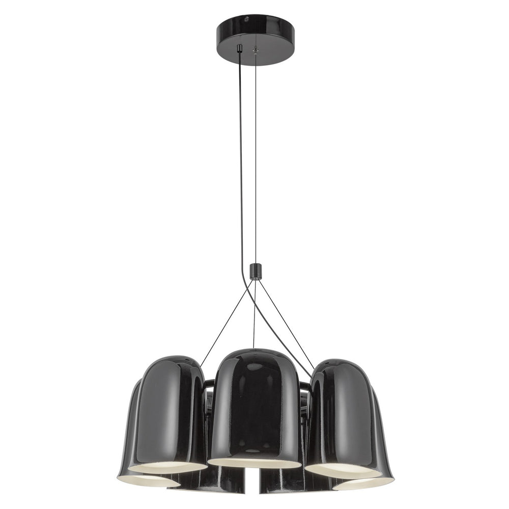 Kuzco Canada - LED Chandelier - Bell - Glossy Black- Union Lighting Luminaires Decor