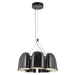Kuzco Canada - LED Chandelier - Bell - Glossy Black- Union Lighting Luminaires Decor