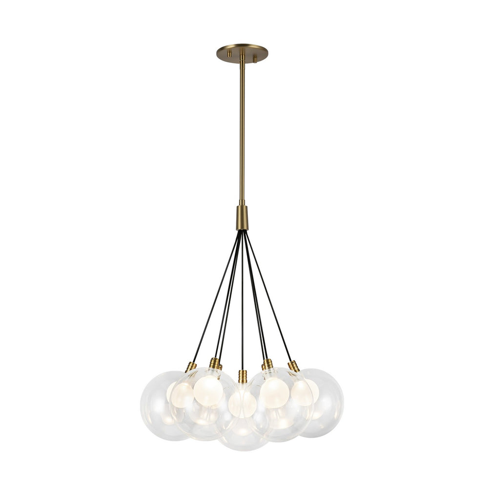 Kuzco Canada - LED Chandelier - Bolla - Brushed Gold- Union Lighting Luminaires Decor