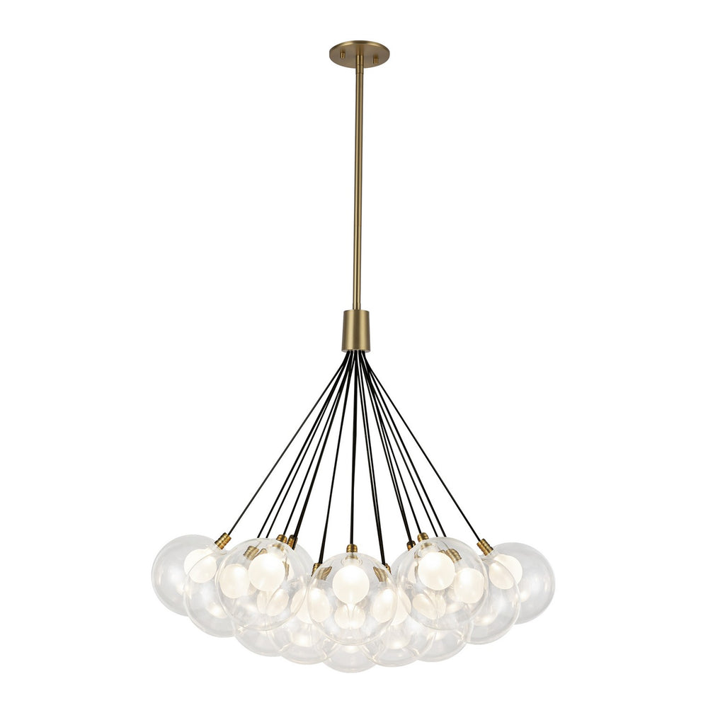 Kuzco Canada - LED Chandelier - Bolla - Brushed Gold- Union Lighting Luminaires Decor