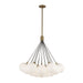 Kuzco Canada - LED Chandelier - Bolla - Brushed Gold/Opal Glass- Union Lighting Luminaires Decor