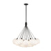 Kuzco Canada - LED Chandelier - Bolla - Black/Opal Glass- Union Lighting Luminaires Decor