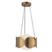 Kuzco Canada - One Light Chandelier - Ciel - Brushed Gold/Opal Glass- Union Lighting Luminaires Decor