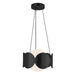 Kuzco Canada - One Light Chandelier - Ciel - Black/Opal Glass- Union Lighting Luminaires Decor