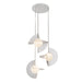 Kuzco Canada - LED Chandelier - Scorpio - Polished Nickel/Opal Glass- Union Lighting Luminaires Decor