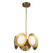 Kuzco Canada - LED Chandelier - Cleo - Brushed Gold/Opal Glass- Union Lighting Luminaires Decor