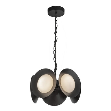 Kuzco Canada - LED Chandelier - Cleo - Black/Opal Glass- Union Lighting Luminaires Decor
