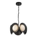 Kuzco Canada - LED Chandelier - Cleo - Black/Opal Glass- Union Lighting Luminaires Decor