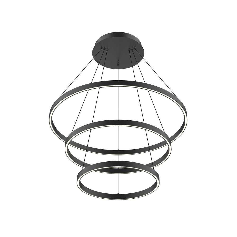 Kuzco Canada - LED Chandelier - Cerchio - Black- Union Lighting Luminaires Decor
