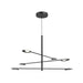 Kuzco Canada - LED Chandelier - Rotaire - Black- Union Lighting Luminaires Decor