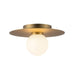 Kuzco Canada - LED Flush Mount - Elixir - Brushed Gold- Union Lighting Luminaires Decor