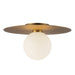 Kuzco Canada - LED Flush Mount - Elixir - Brushed Gold- Union Lighting Luminaires Decor