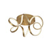 Kuzco Canada - LED Flush Mount - Synergy - Antique Brass- Union Lighting Luminaires Decor