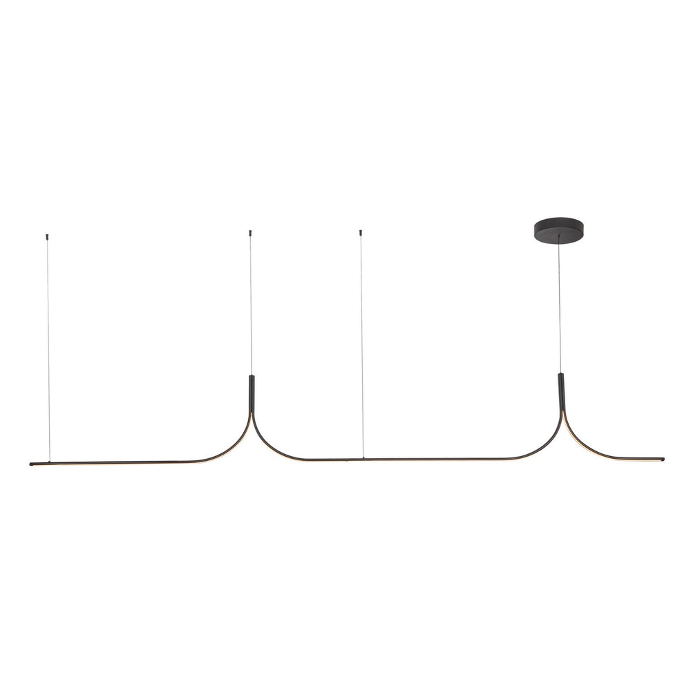 Kuzco Canada - LED Linear Pendant - Thread - Black- Union Lighting Luminaires Decor