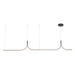 Kuzco Canada - LED Linear Pendant - Thread - Black- Union Lighting Luminaires Decor