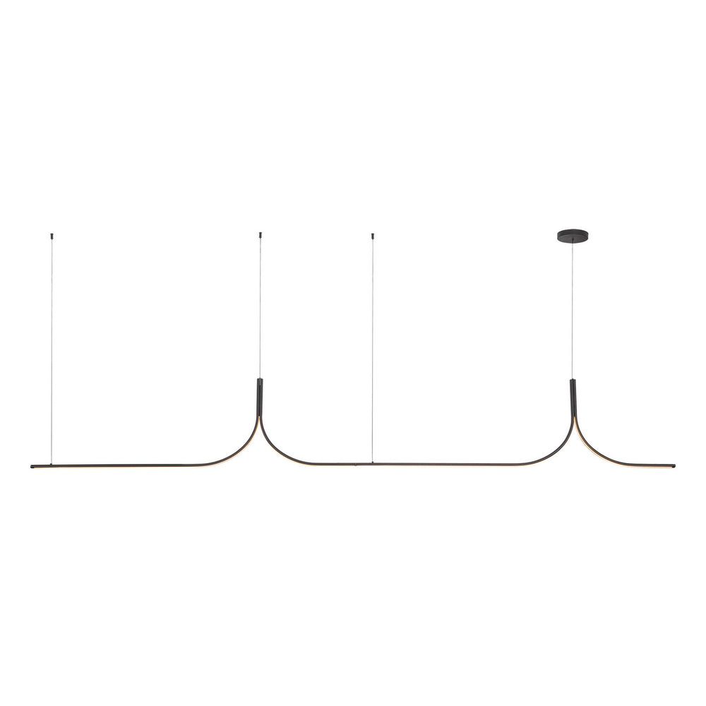 Kuzco Canada - LED Linear Pendant - Thread - Black- Union Lighting Luminaires Decor