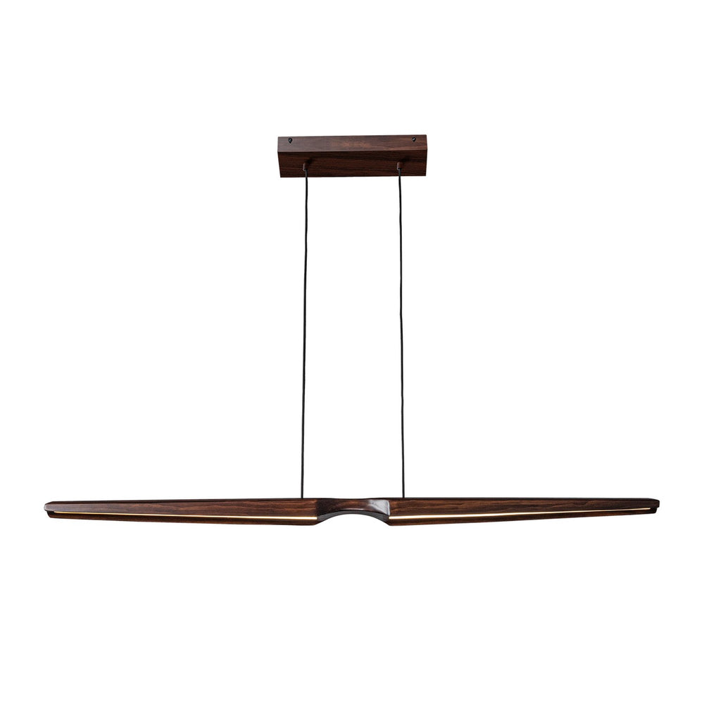 Kuzco Canada - LED Linear Pendant - Dakota - Walnut- Union Lighting Luminaires Decor
