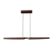 Kuzco Canada - LED Linear Pendant - Dakota - Walnut- Union Lighting Luminaires Decor