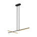 Kuzco Canada - LED Linear Pendant - Shift - Black/Brushed Gold- Union Lighting Luminaires Decor