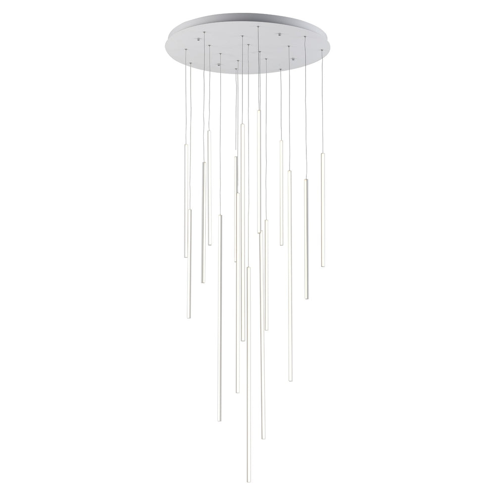 Kuzco Canada - LED Pendant - Chute - White- Union Lighting Luminaires Decor